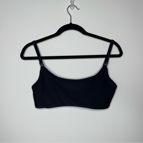 Andie Swim The Riviera Bikini Scoop Neck Buckles Black Size Large vacation beach - Picture 7 of 14